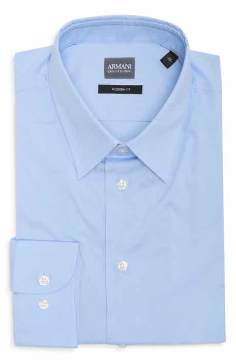 Modern Fit Stretch Cotton Dress Shirt
