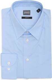 Emporio Armani Modern Fit Stretch Cotton Dress Shirt