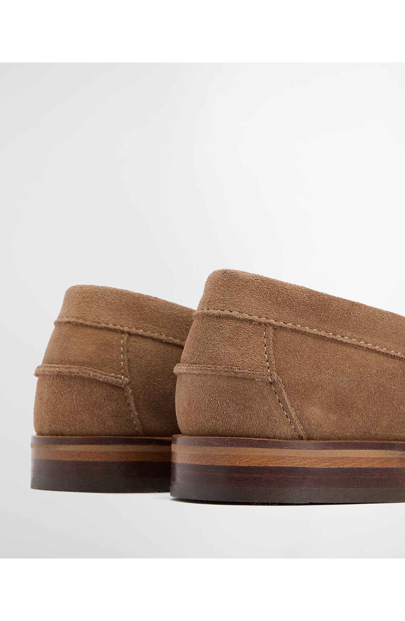 Jen Tassel Loafer, Alternate, color, TAUPE SUEDE