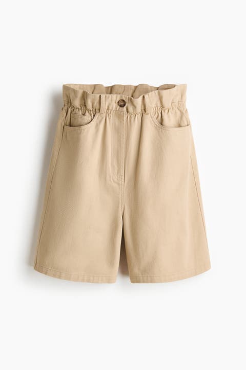 Paper Bag Bermuda Shorts