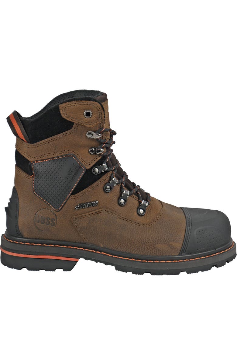 Hoss Boot Company HOSS Range 6 Inch Composite Toe Work Boot, Alternate, color, Brown