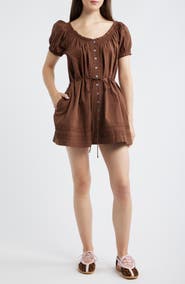 Damson Madder Jayne Organic Cotton Minidress