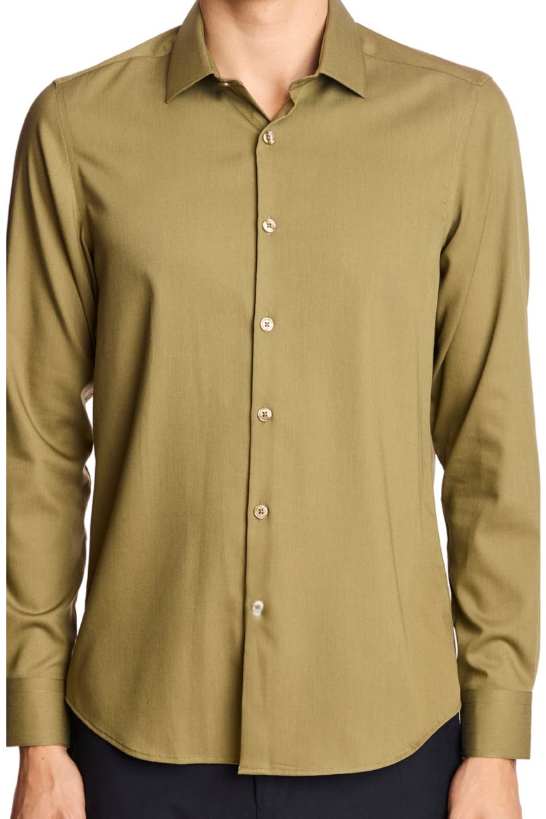 Parker Button-Up Shirt, Main, color, OLIVE