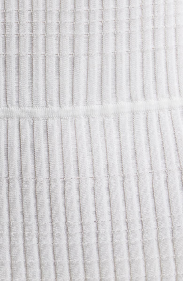 rag & bone Ayan Rib Minidress, Alternate, color, White