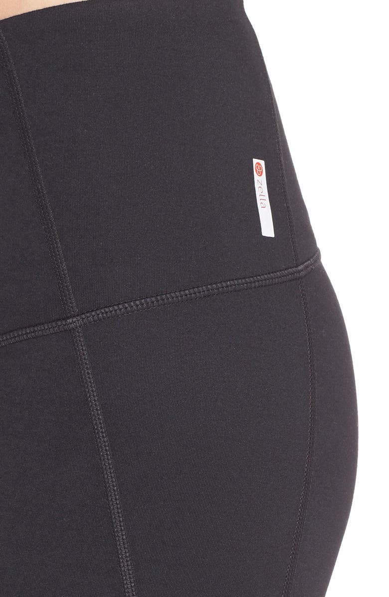 Zella 'Hatha' High Waist Crop Leggings, Alternate, color,