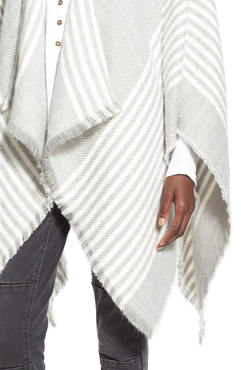 BP. Stripe Ruana, Alternate, color, 