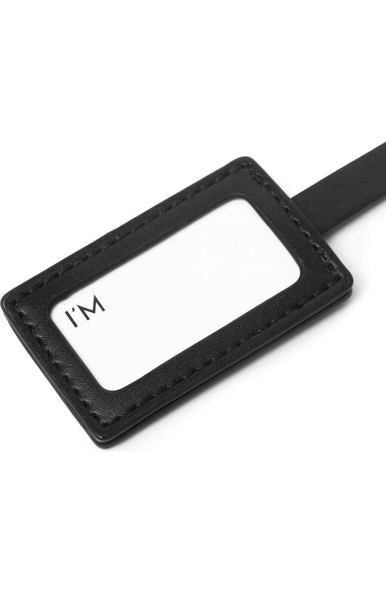 Lux and Nyx Words of Affirmation Luggage Tag, Alternate, color, Black