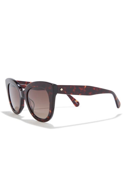 Kate Spade New York Belah 50mm Gradient Round Sunglasses In Brown