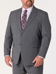 JV Reflex Big & Tall Tonal Suit Jacket