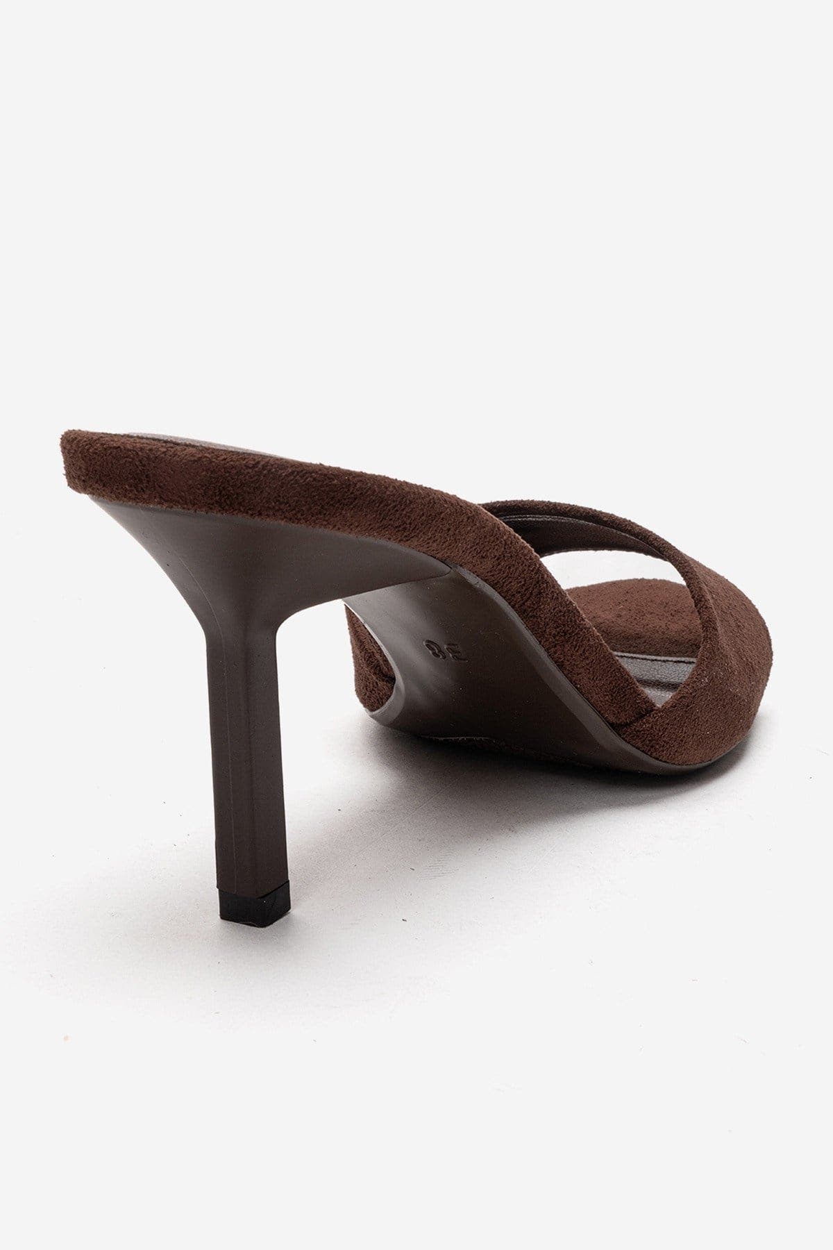Prologue Shoes Varelan Stiletto Sandal, Alternate, color, Brown Suede