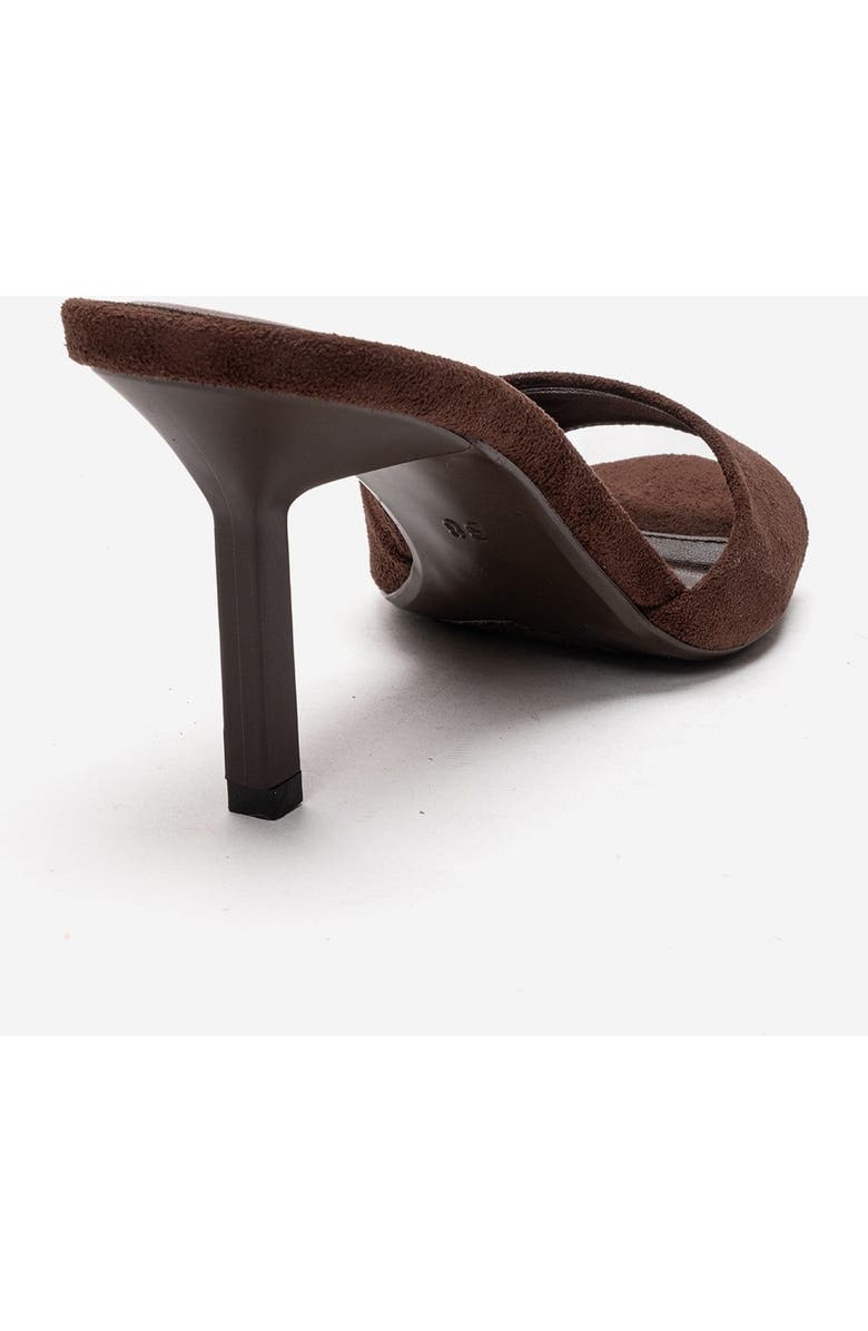 Prologue Shoes Varelan Stiletto Sandal, Alternate, color, Brown Suede