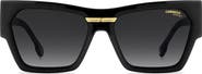 Carrera Eyewear Victory 57mm Gradient Rectangular Sunglasses