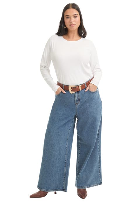 Ribbed Crewneck Top (Plus Available)