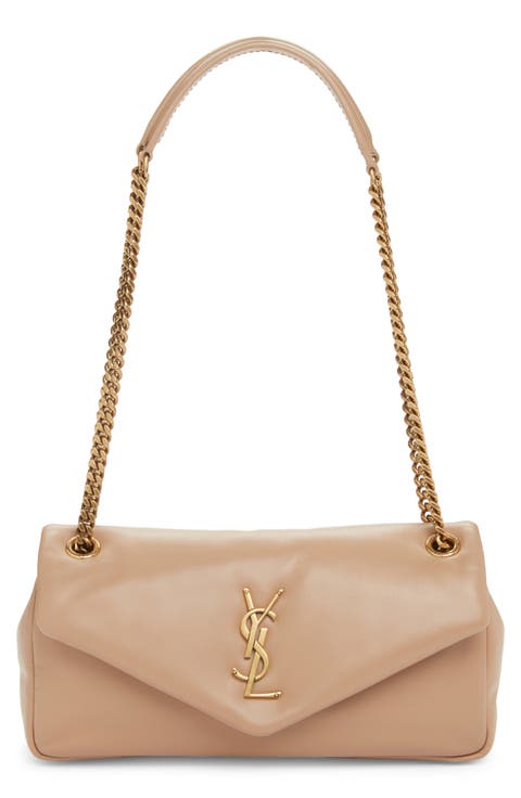 Calypso Lambskin Leather Shoulder Bag