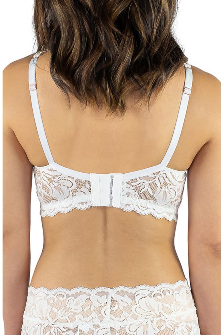 Vela Pocketed Wireless Bra, Alternate, color, WHITE/BLUSH