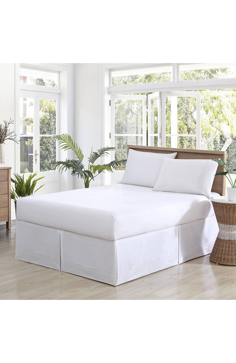 Tommy Bahama Solid Tailored Bed Skirt, Alternate, color, White