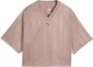 PUMA League Jersey Crop Top