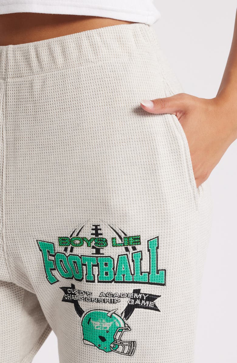 BOYS LIE Don't Fumble Mac Waffle Knit Slim Leg Joggers, Alternate, color,