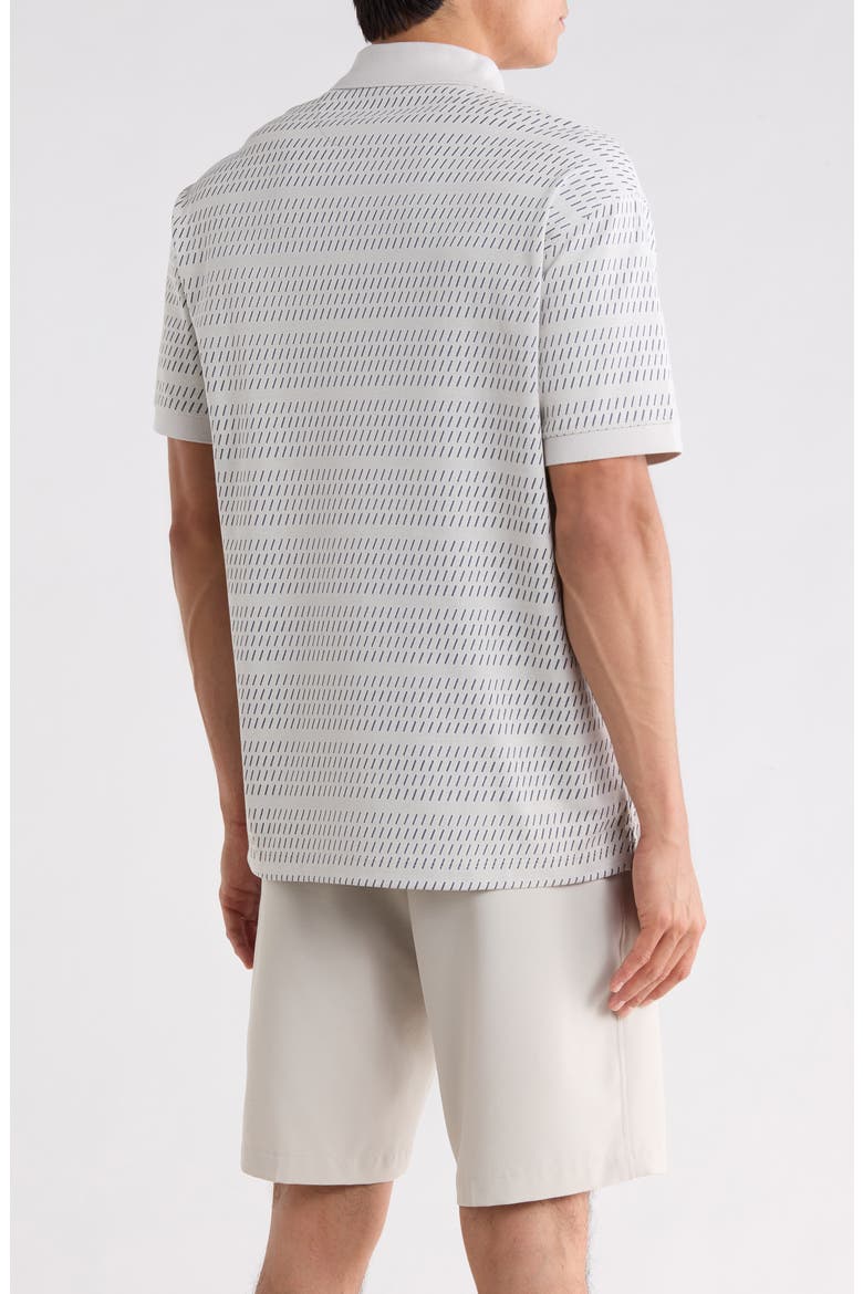 Jacquard Knit Polo, Alternate, color, THREAD THE NEEDLE - WHITE ONYX