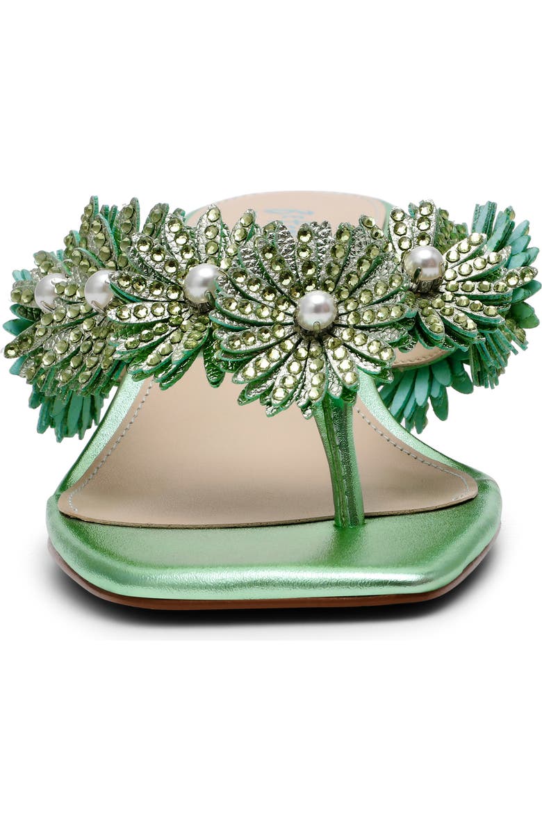 Betsey Johnson Lesli Kitten Heel Sandal, Alternate, color, Mint