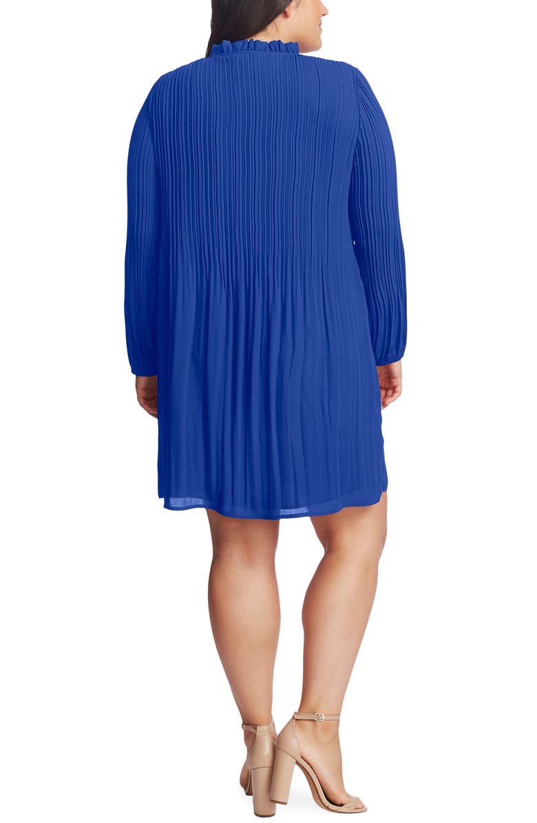 CeCe Pleated Shift Dress, Alternate, color, 