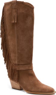 Free People Faith Fringe Western Boot