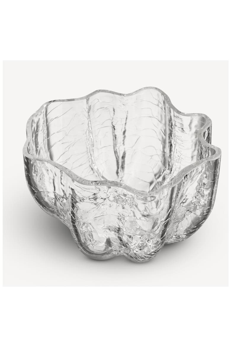 Small Crackle Bowl, Alternate, color, CLEAR