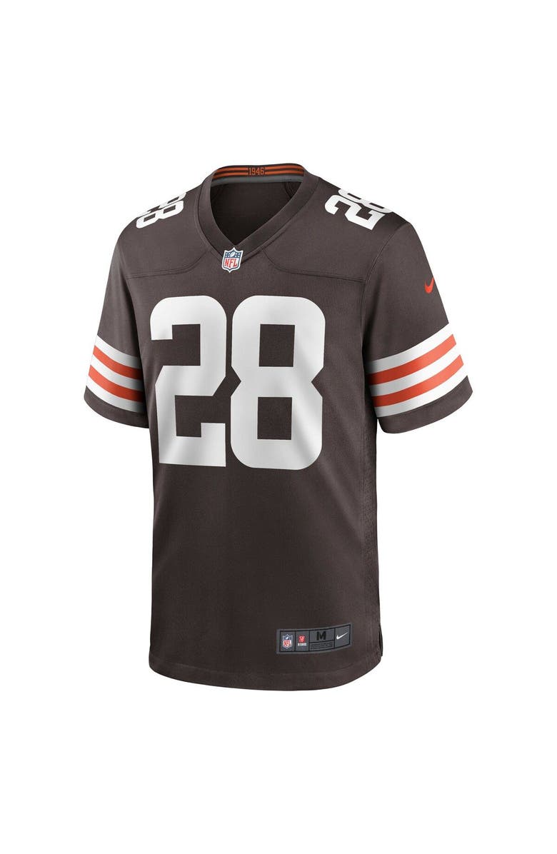 Nike Men's Nike Jeremiah Owusu-Koramoah Brown Cleveland Browns Game Jersey, Alternate, color, 