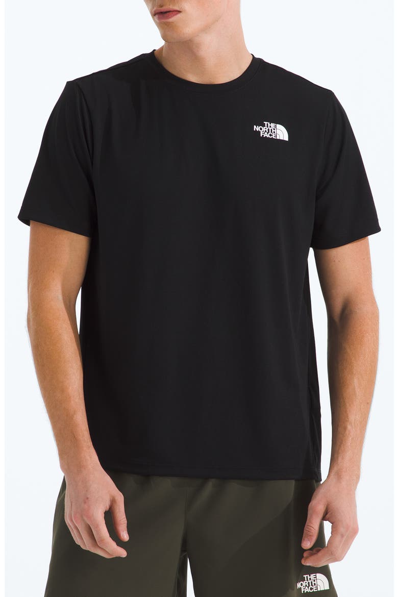 24/7 Piqué Performance Graphic T-Shirt, Main, color, TNF BLACK