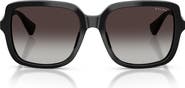 RALPH 56mm Gradient Square Sunglasses