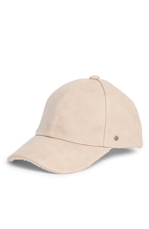 Brix Faux Shearling Brim Baseball Cap