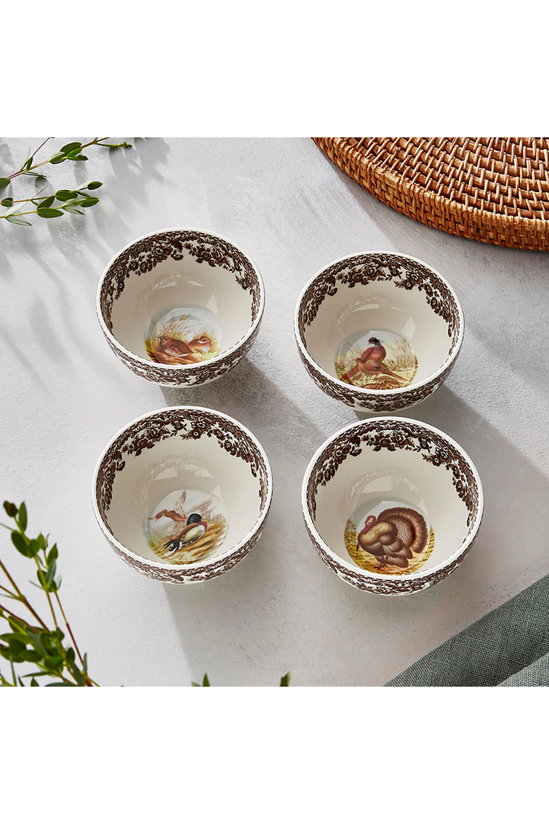 Woodland Dip Bowls, Set of 4, Alternate, color, Brown