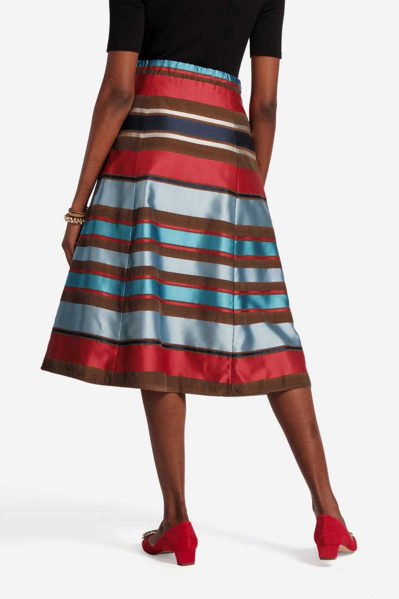 Mercer Striped Maxi Skirt, Alternate, color, Red/Blue/Multi