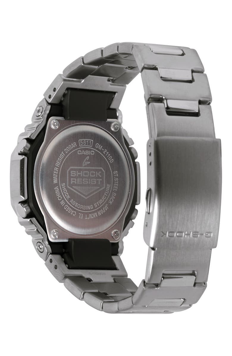 G-SHOCK G-Steel GM2110D-8A Grey Ana-Digi Bracelet Watch, 49.3mm x 44.4mm, Alternate, color,