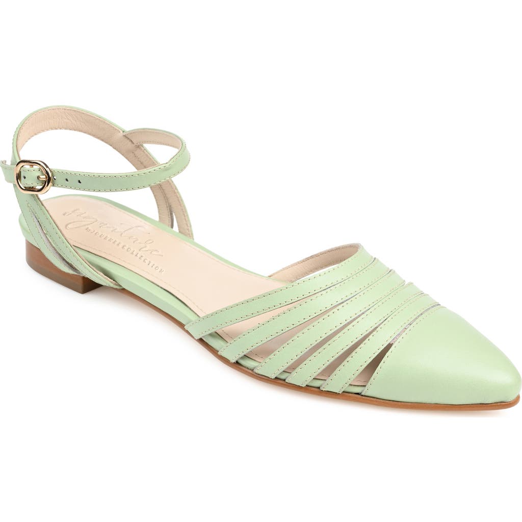 JOURNEE COLLECTION JOURNEE COLLECTION DEXIE STRAPPY POINTED TOE FLAT