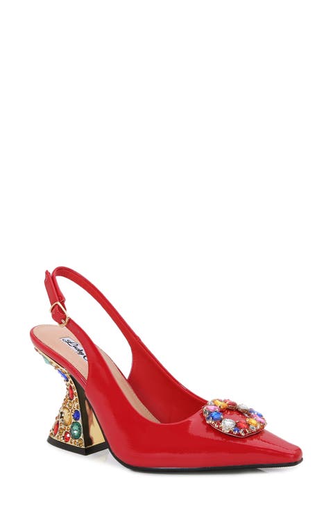 Spotlight Pointed Toe Slingback Pump (Women)