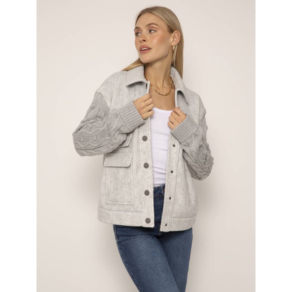 Central Park West Lincoln Mixed Media Jacket