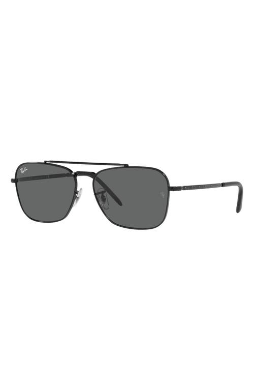 Ray Ban Ray-ban New Caravan 58mm Square Sunglasses In Black