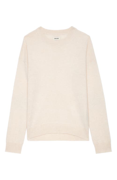 ZADIG & VOLTAIRE ZADIG & VOLTAIRE CICI STAR PATCH CASHMERE CREWNECK SWEATER