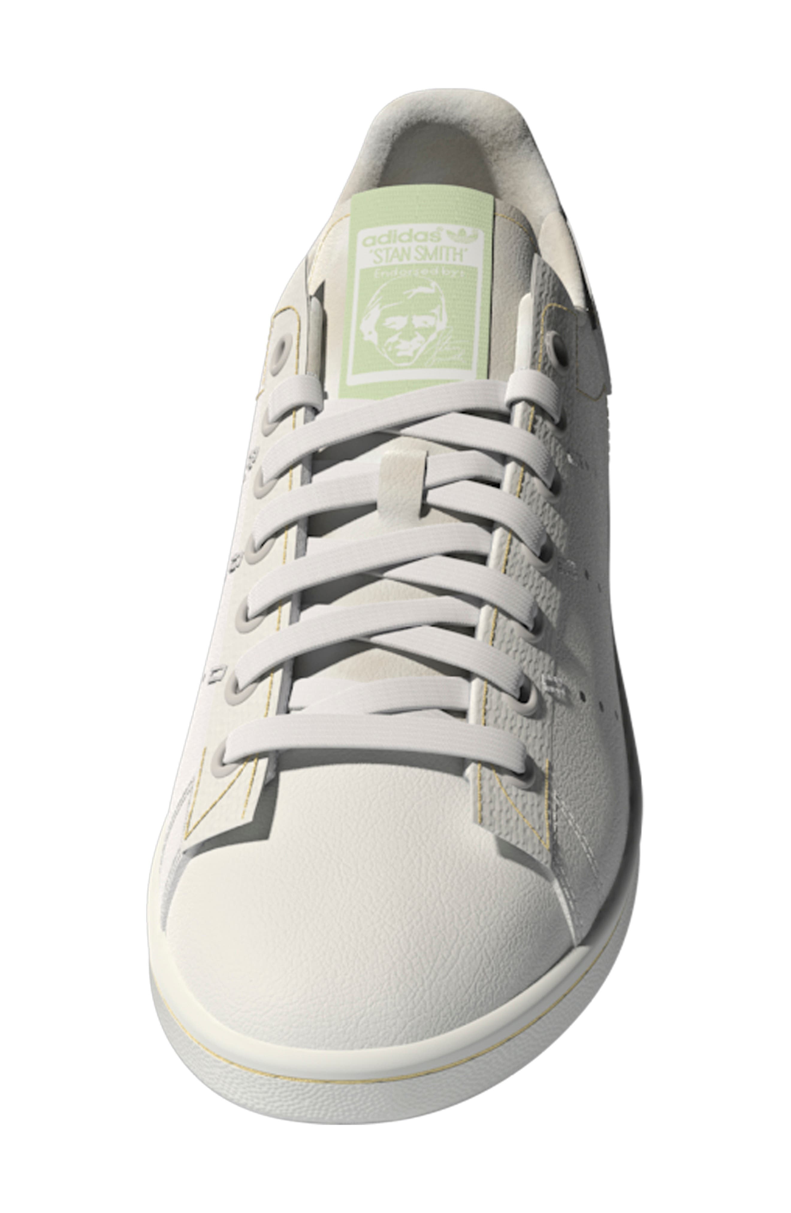 Stan Smith Low Top Sneaker, Alternate, color, OFF WHITE/ WHITE/ OFF WHITE