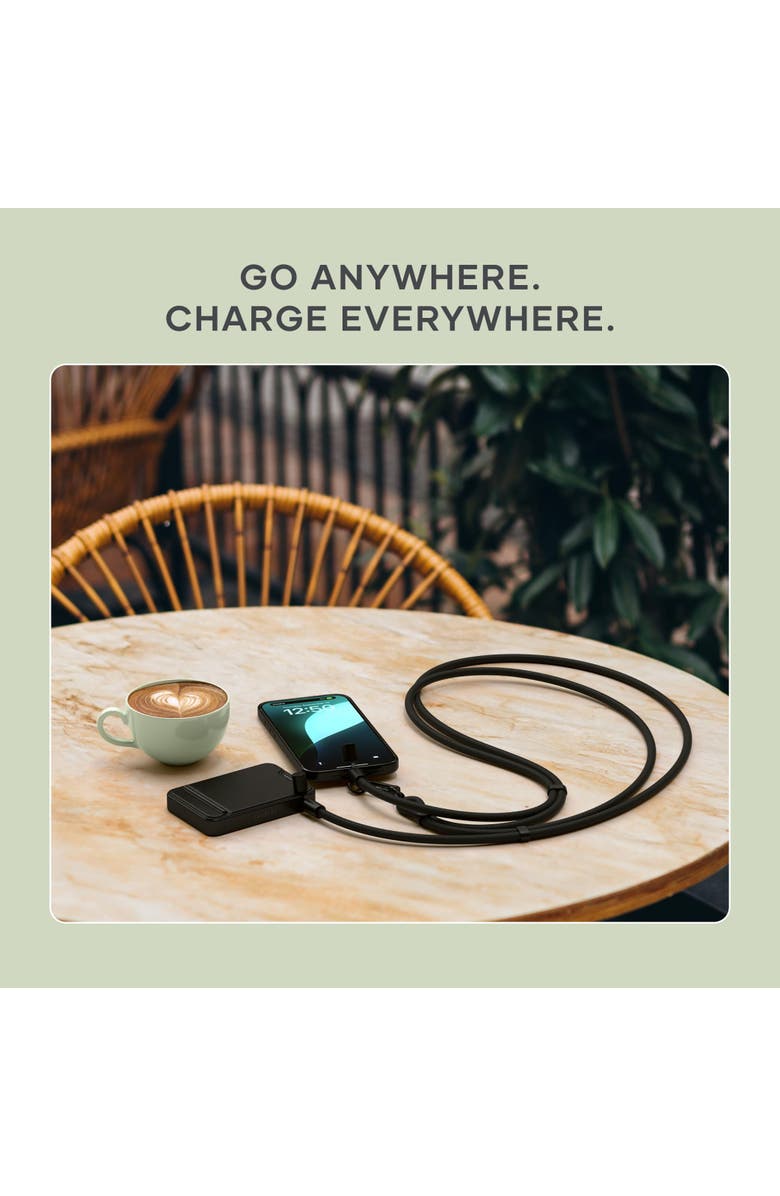 Satechi OntheGo USB C Lanyard Cable, Alternate, color, Black