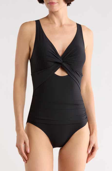 Twist Keyhole One-Piece Swimsuit