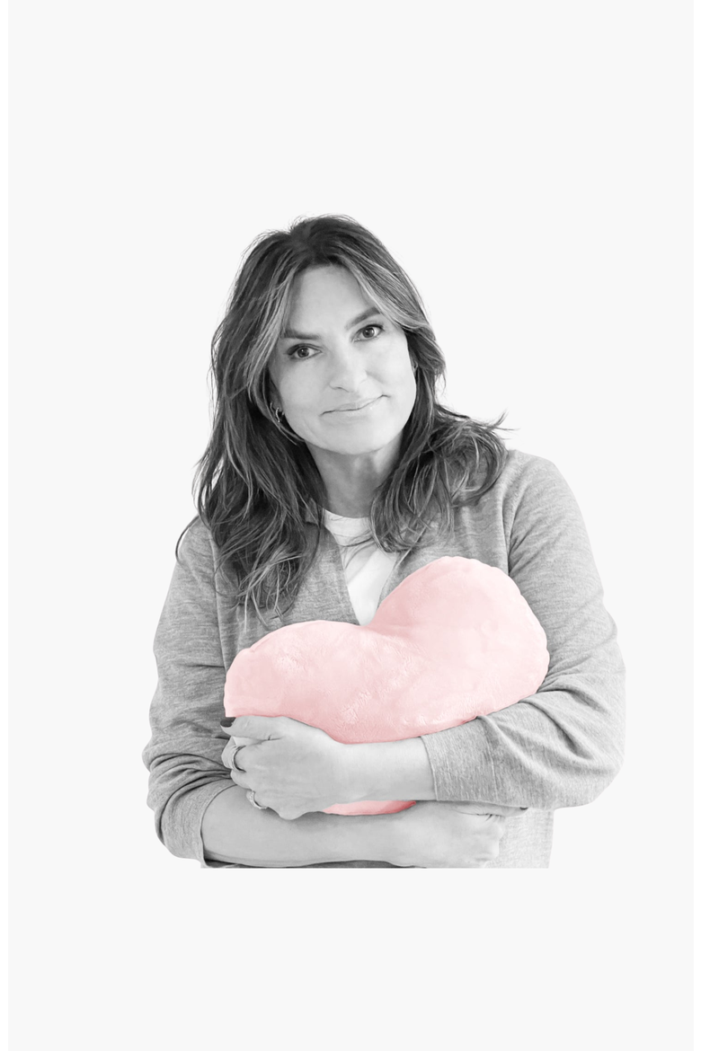 Heart to Hug Pillow, Alternate, color, Peaceful Pink