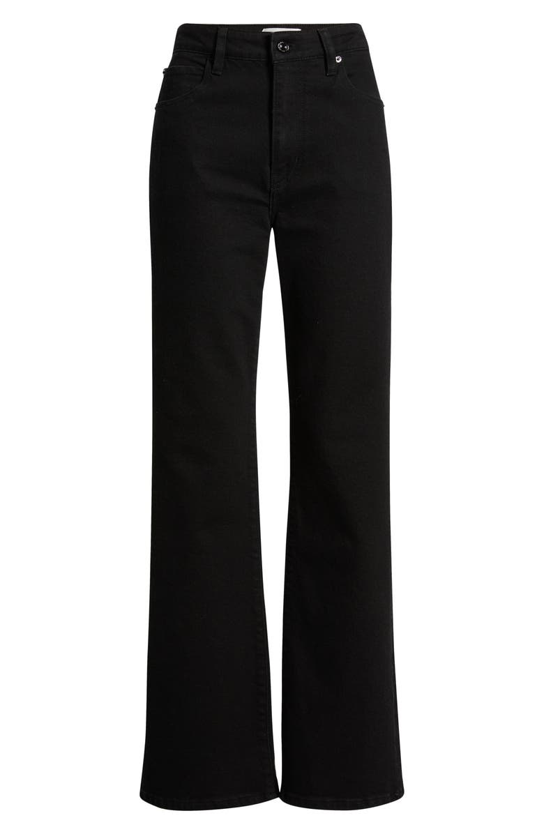 FRAME The Arrow High Waist Relaxed Bootcut Jeans, Alternate, color, Black