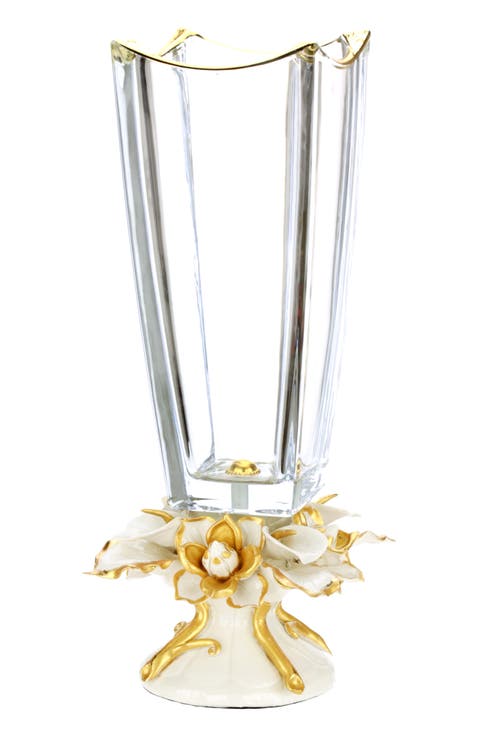 Scalloped Calla Lily Vase