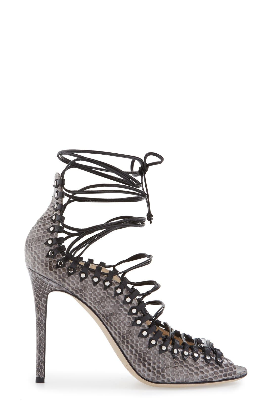 Jimmy Choo 'Koko' Lace-Up Sandal, Alternate, color, 