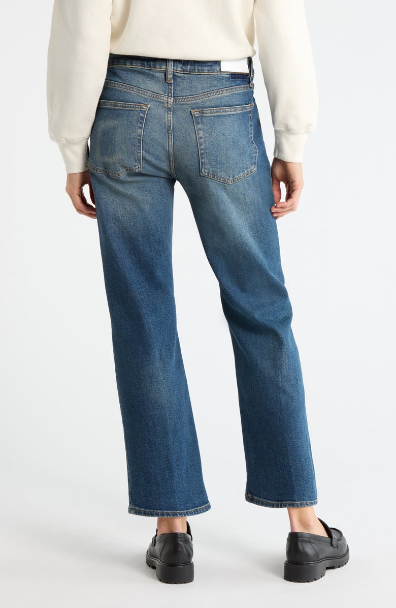 Re/Done Slim Straight Crop Jeans, Alternate, color, Smoke Water