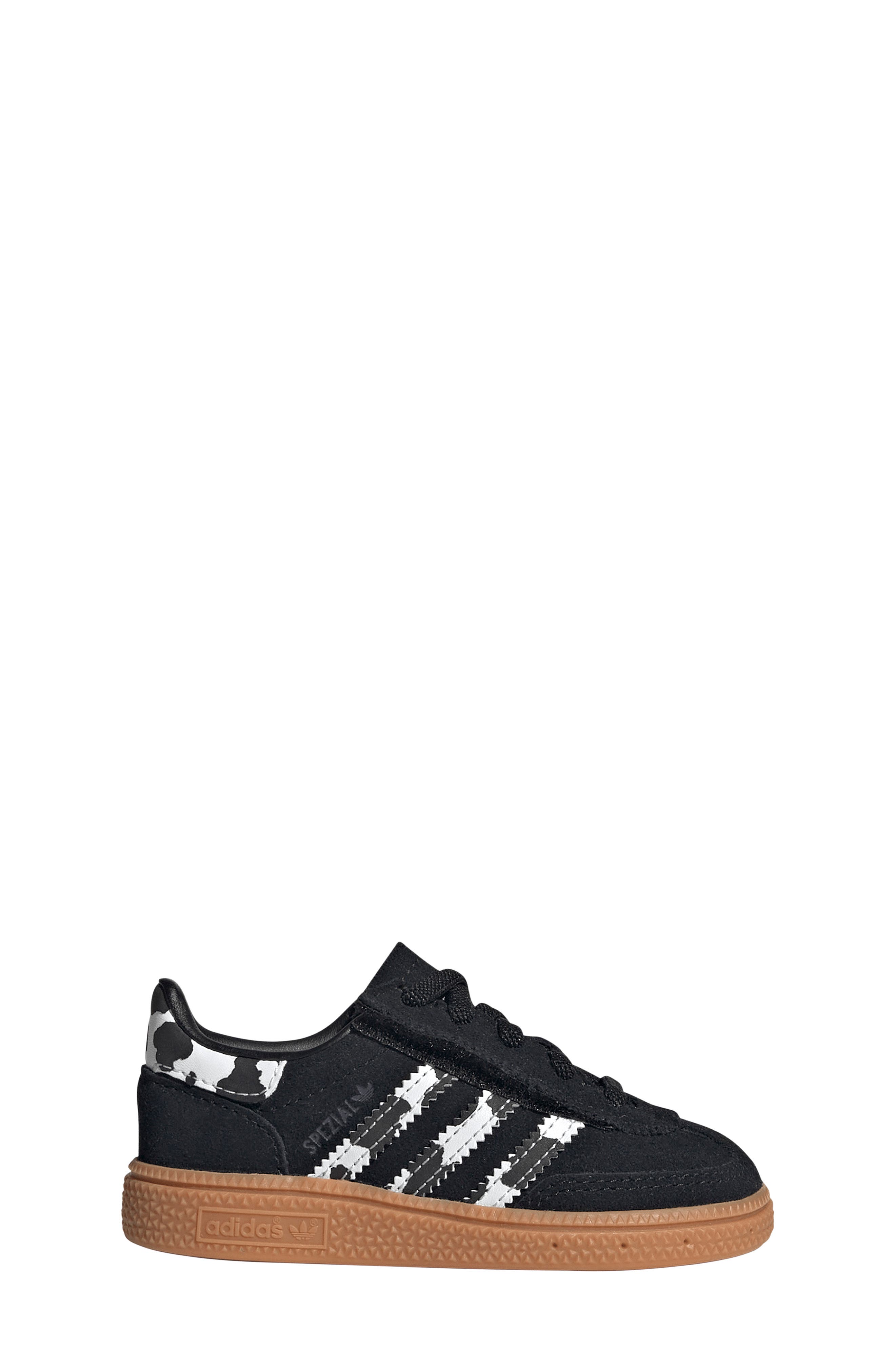 Kids' Handball Spezial Sneaker, Alternate, color, CORE BLACK/ VIOLET/ WHITE