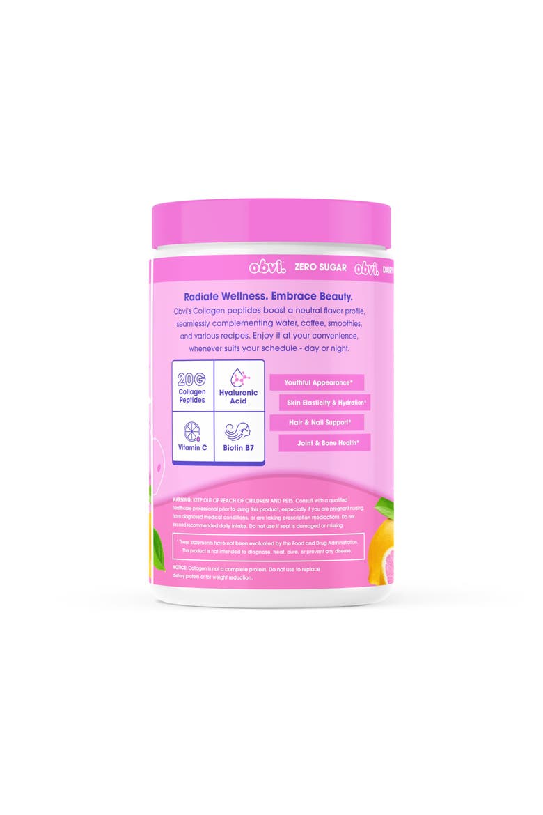 Multi-Collagen Peptide Blend - Nail, Skin & Hair Support Pink Lemonade, Alternate, color, None