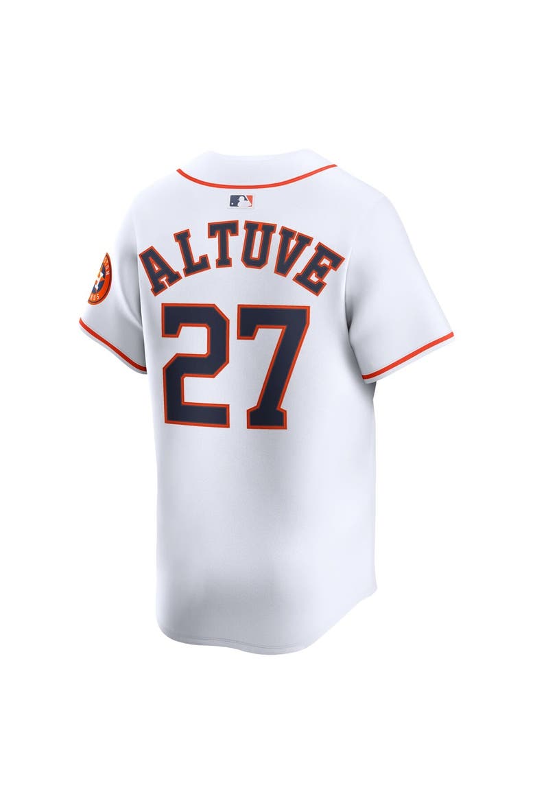 Men's Nike Jose Altuve White Houston Astros Home Limited Player Jersey, Alternate, color, White